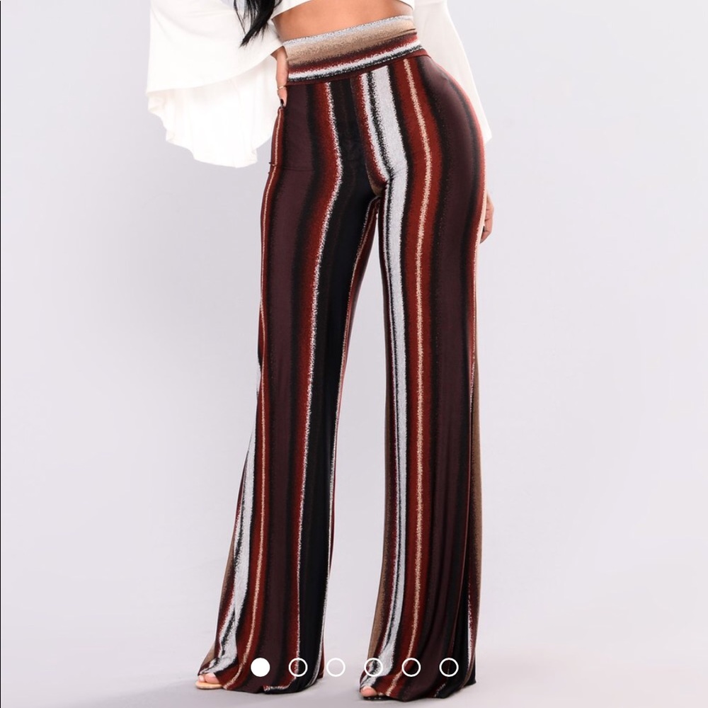 Fashion nova wavy babe striped pants